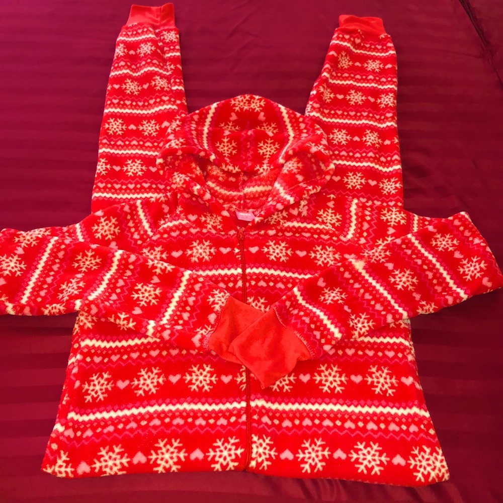 Fair Isle Adult Pajama onesie